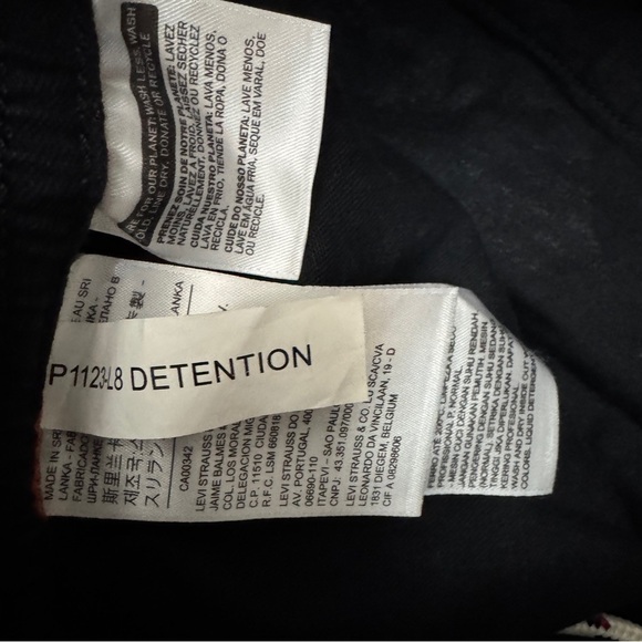 Levis Line 8 Joggers Denim Pants Drawstring Size Large - Picture 9 of 12